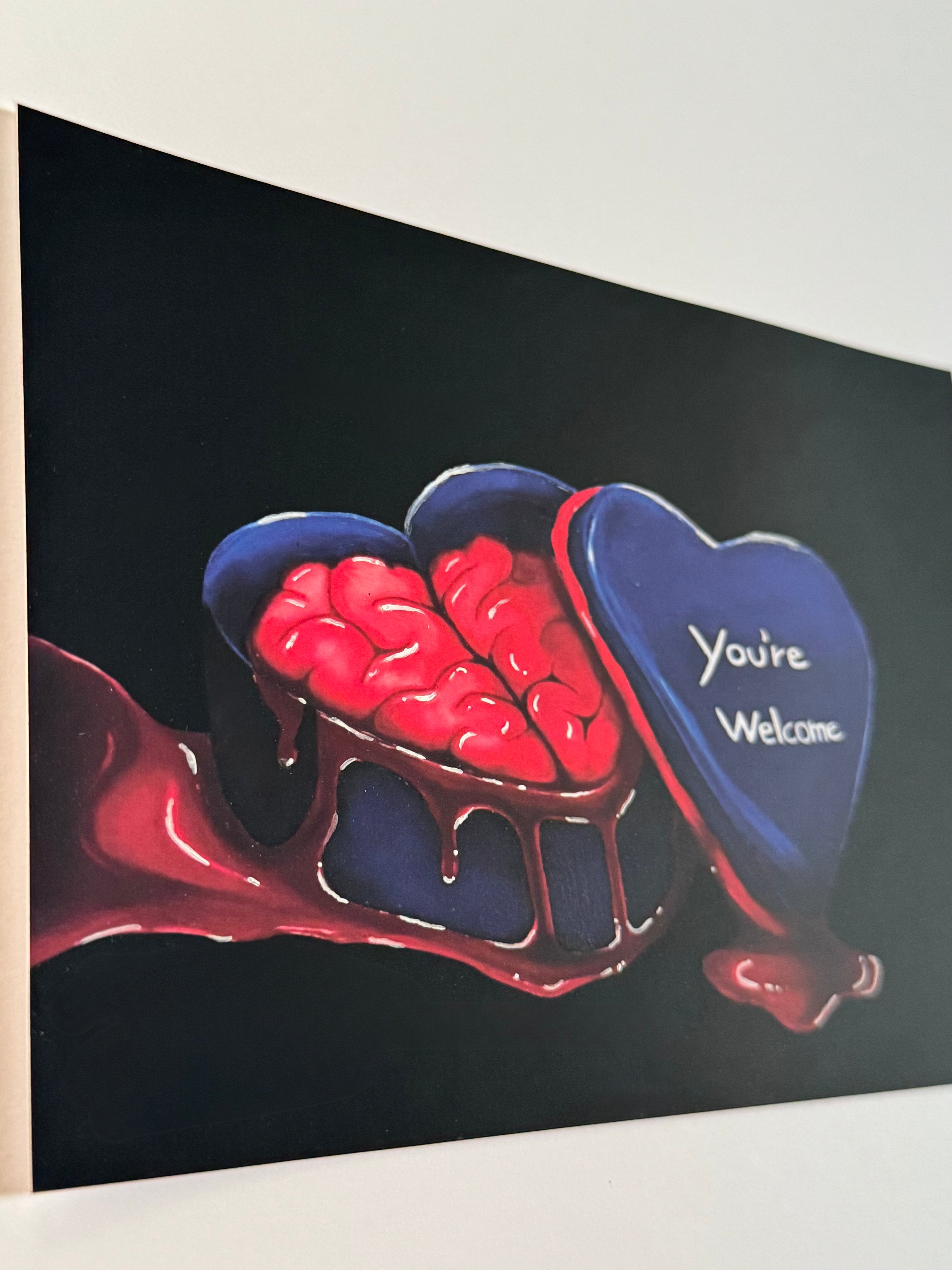 You're Welcome – Soft Matte Art Card, 18x13 Handfinished Limited Edition