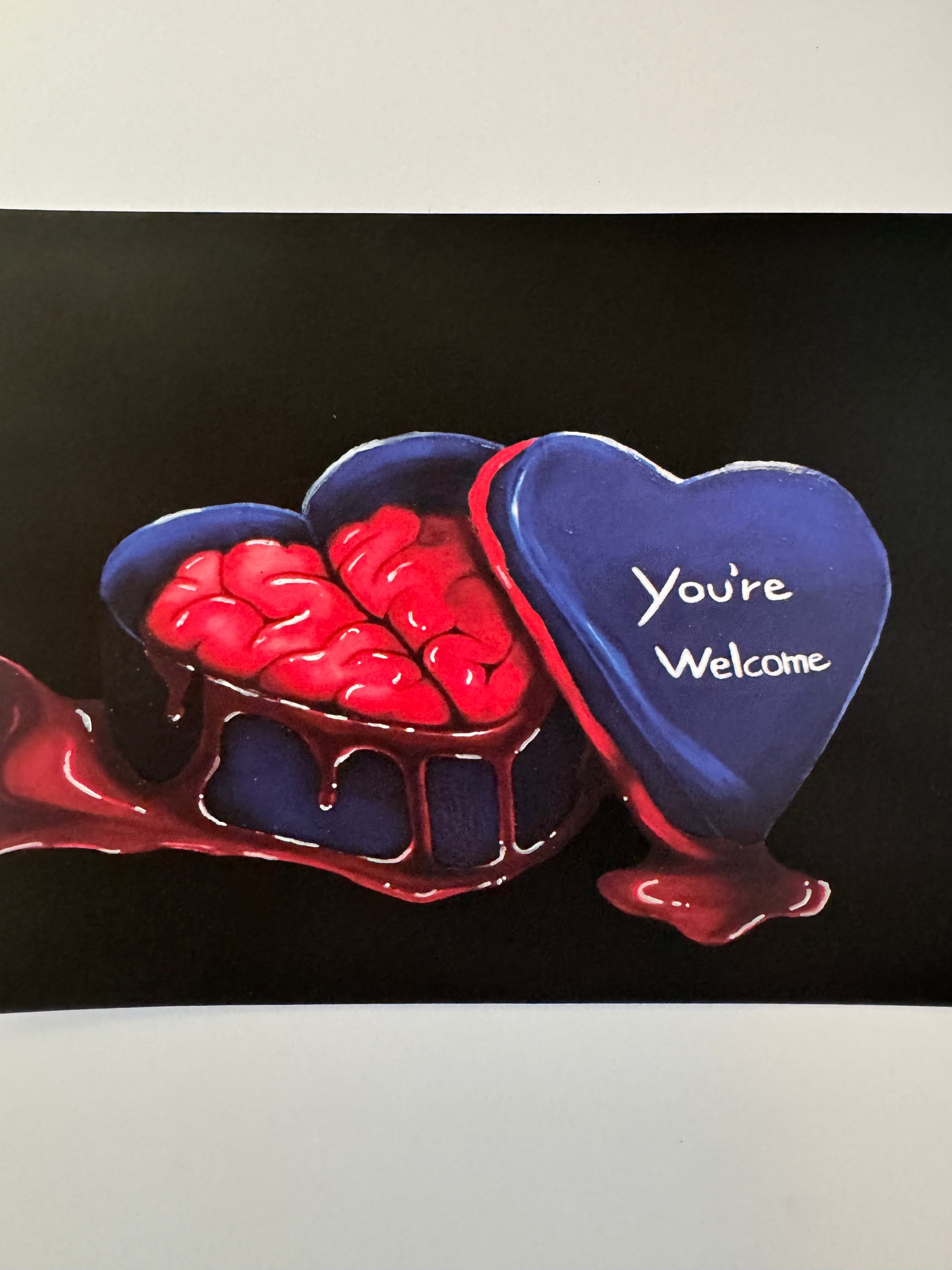 You're Welcome – Soft Matte Art Card, 18x13 Handfinished Limited Edition