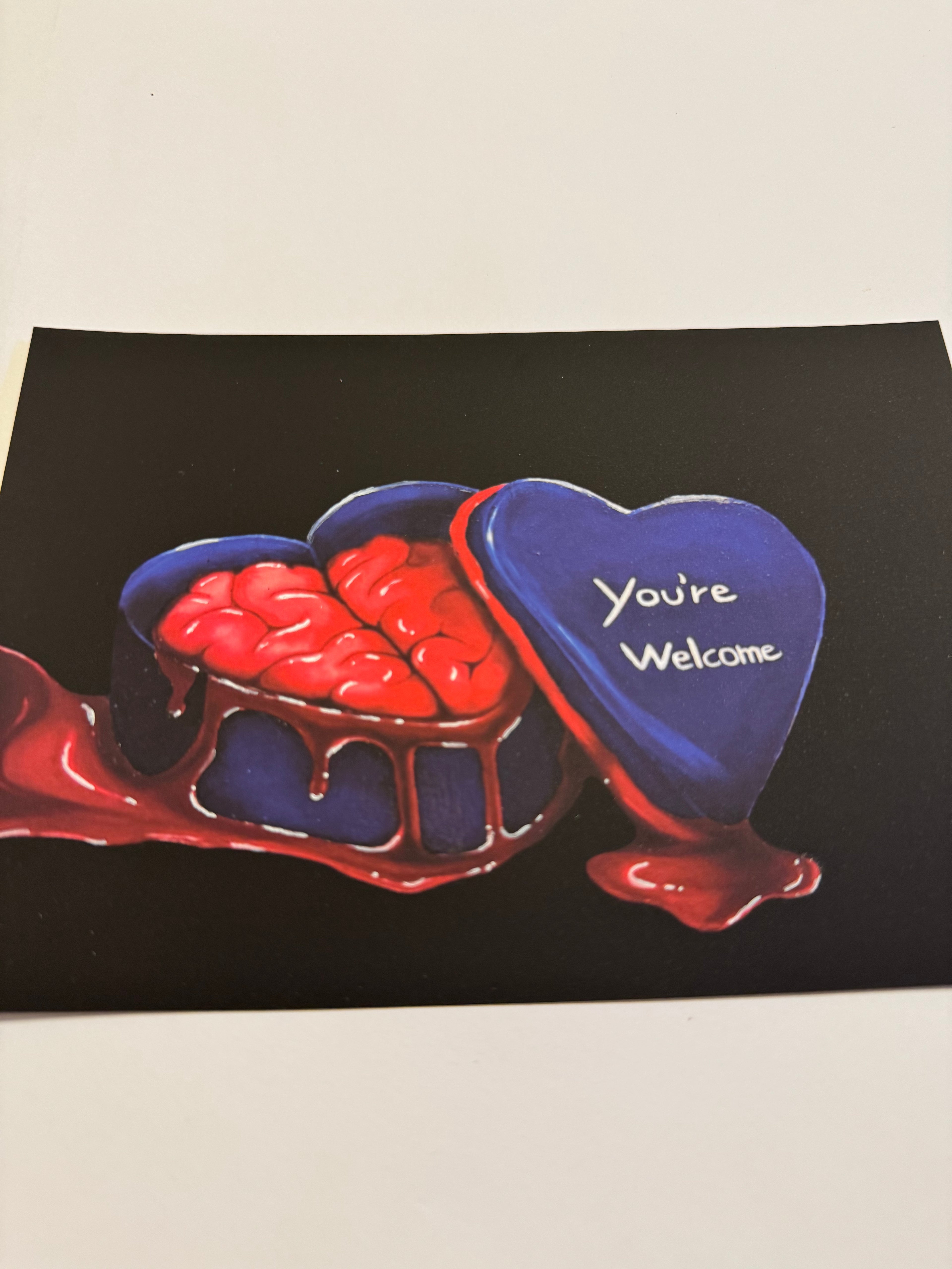You're Welcome – Soft Matte Art Card, 18x13 Handfinished Limited Edition