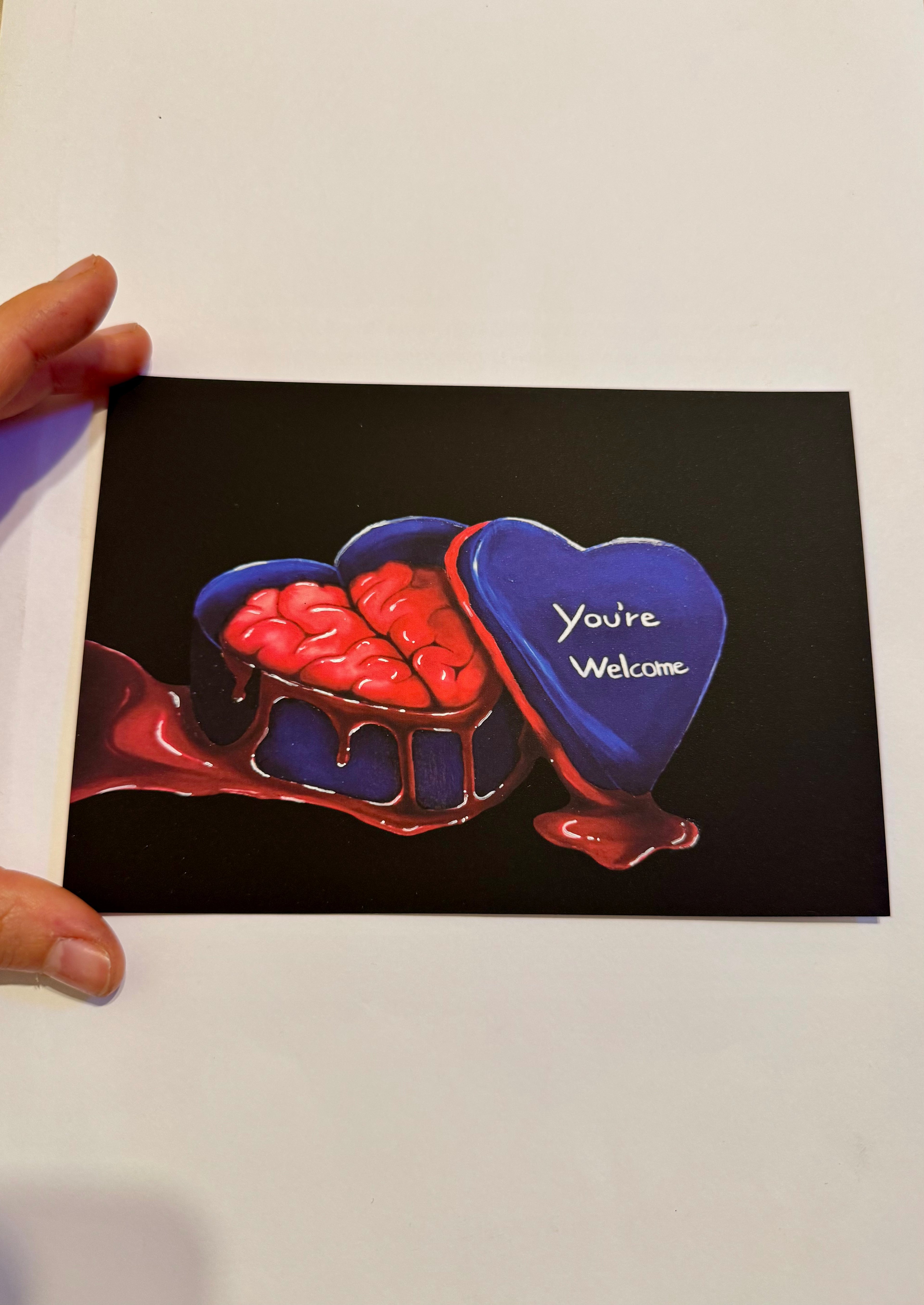You're Welcome – Soft Matte Art Card, 18x13 Handfinished Limited Edition