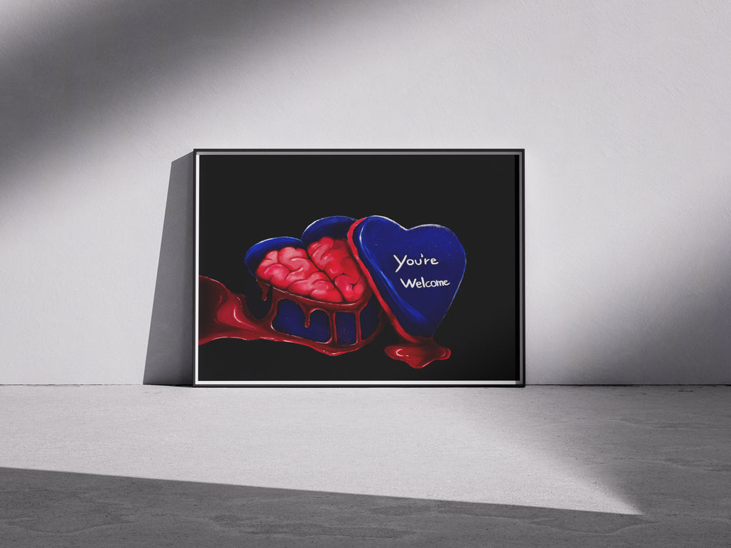 Dear Stupid World- Kunstdruck in A3 - limitierte Auflage